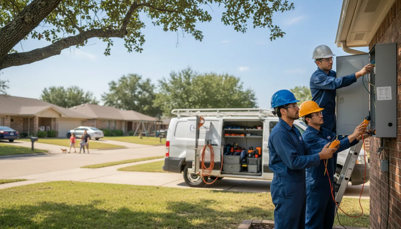 Certified electrician providing emergency electrical services in Athens, WI